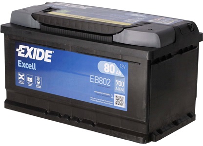 Startbatteri - _EB802 - EXCELL ** 