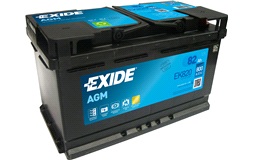 Batteri - EK820 - AGM - (Exide)