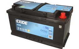 Batteri - EK960 - AGM - (Exide)