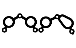 Pakningssæt, udstødningsmanifold