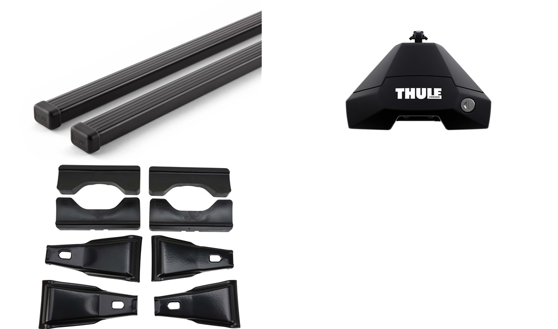  Takstativ, Thule SquareBar EVO Sort