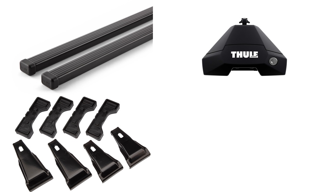  Takstativ, Thule SquareBar EVO Sort