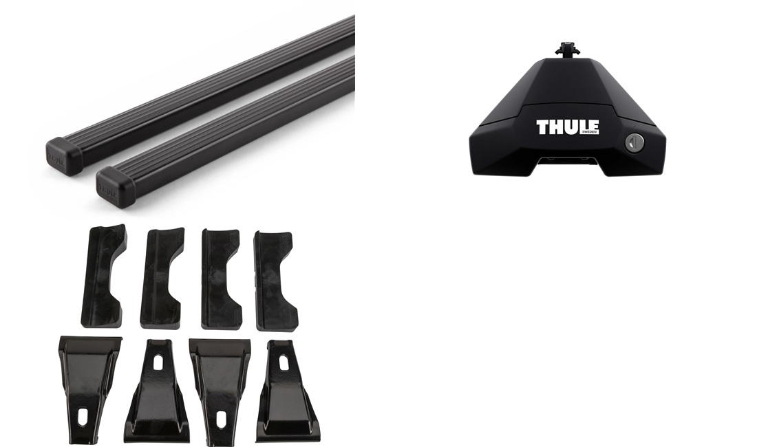  Takstativ, Thule SquareBar EVO Sort