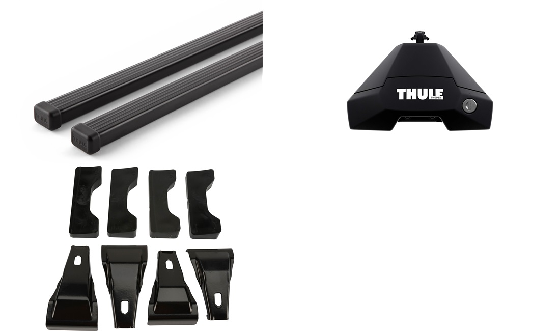  Takstativ, Thule SquareBar EVO Sort