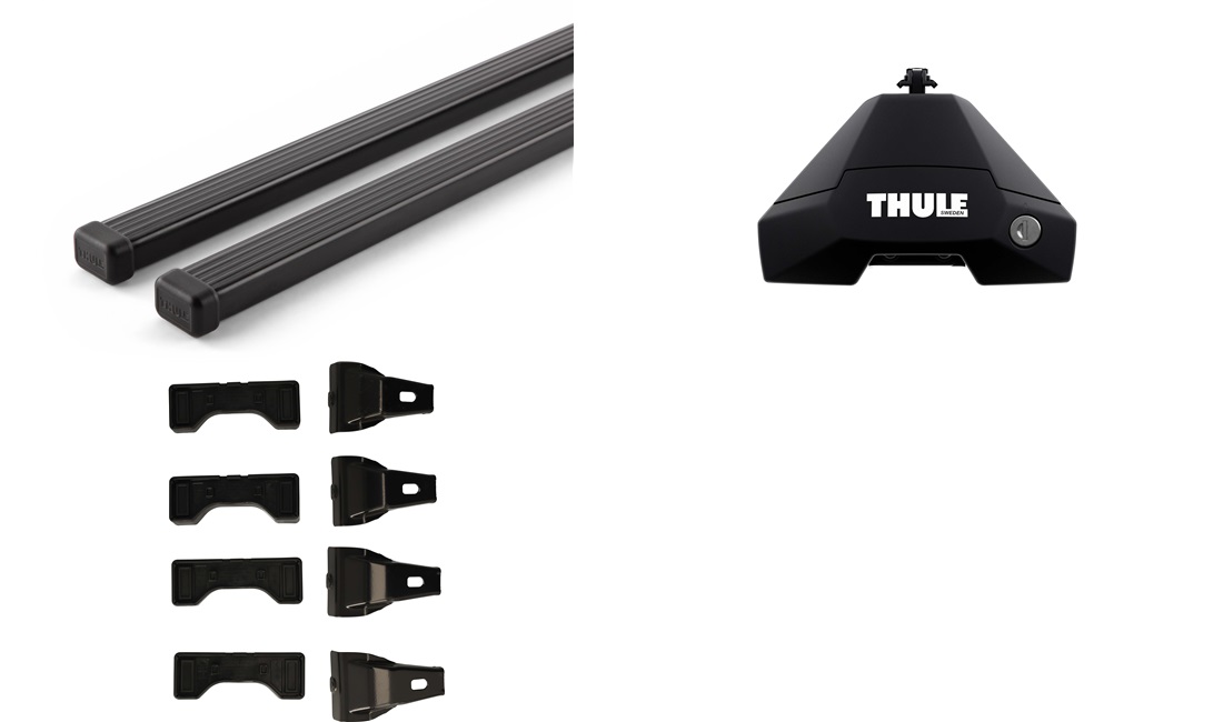  Takstativ, Thule SquareBar EVO Sort