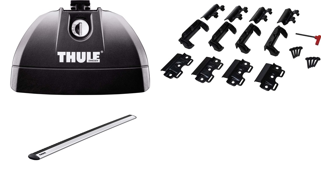  Tagbøjler, Thule WingBar EVO Grå
