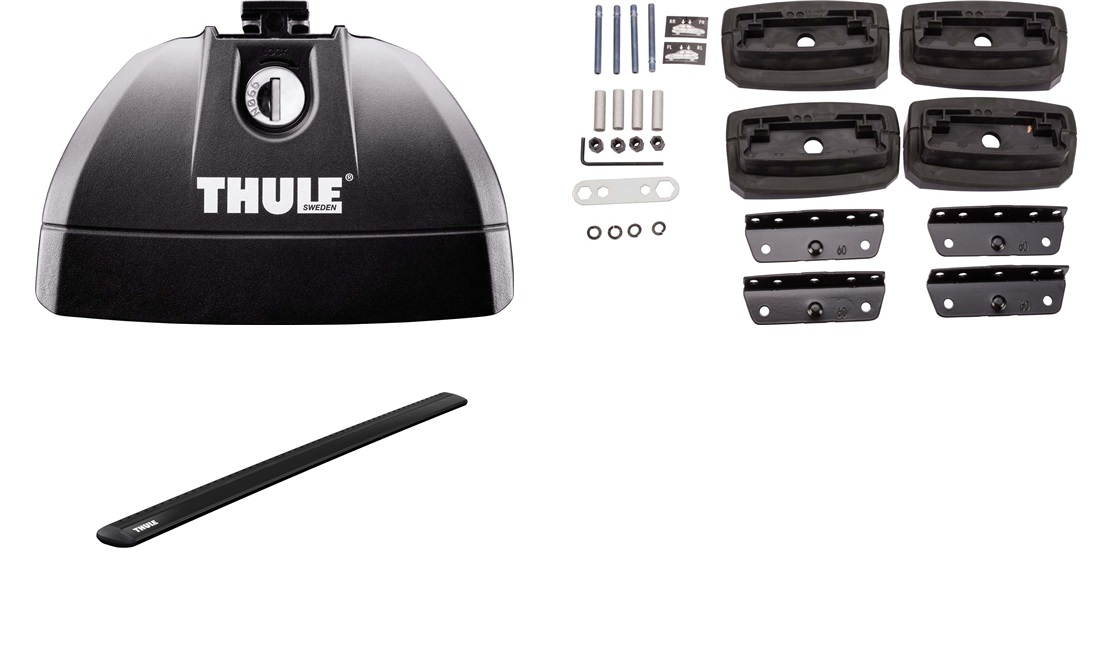  Takstativ, Thule WingBar EVO Sort