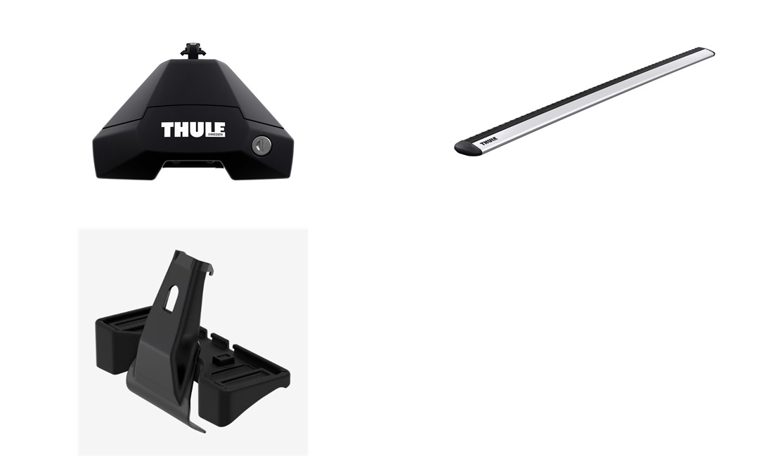  Takräcken, Thule WingBar EVO Grå