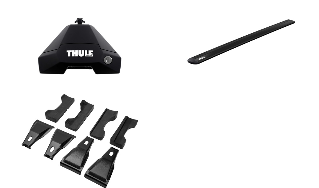  Tagbøjler, Thule WingBar EVO Sort