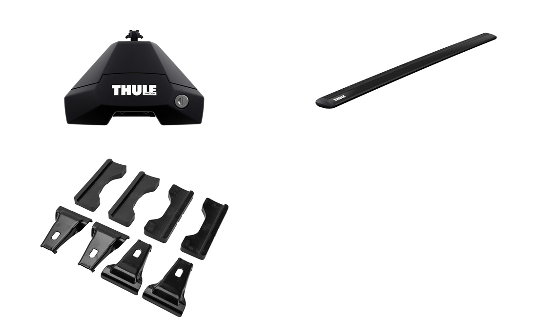  Takstativ, Thule WingBar EVO Sort