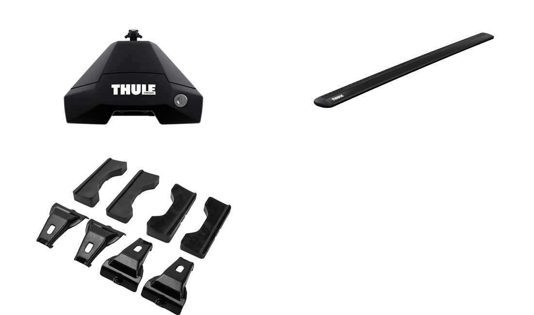  Tagbøjler, Thule WingBar EVO Sort