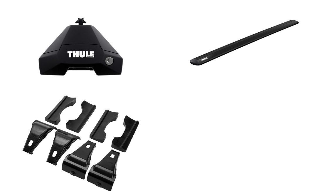  Tagbøjler, Thule WingBar EVO Sort