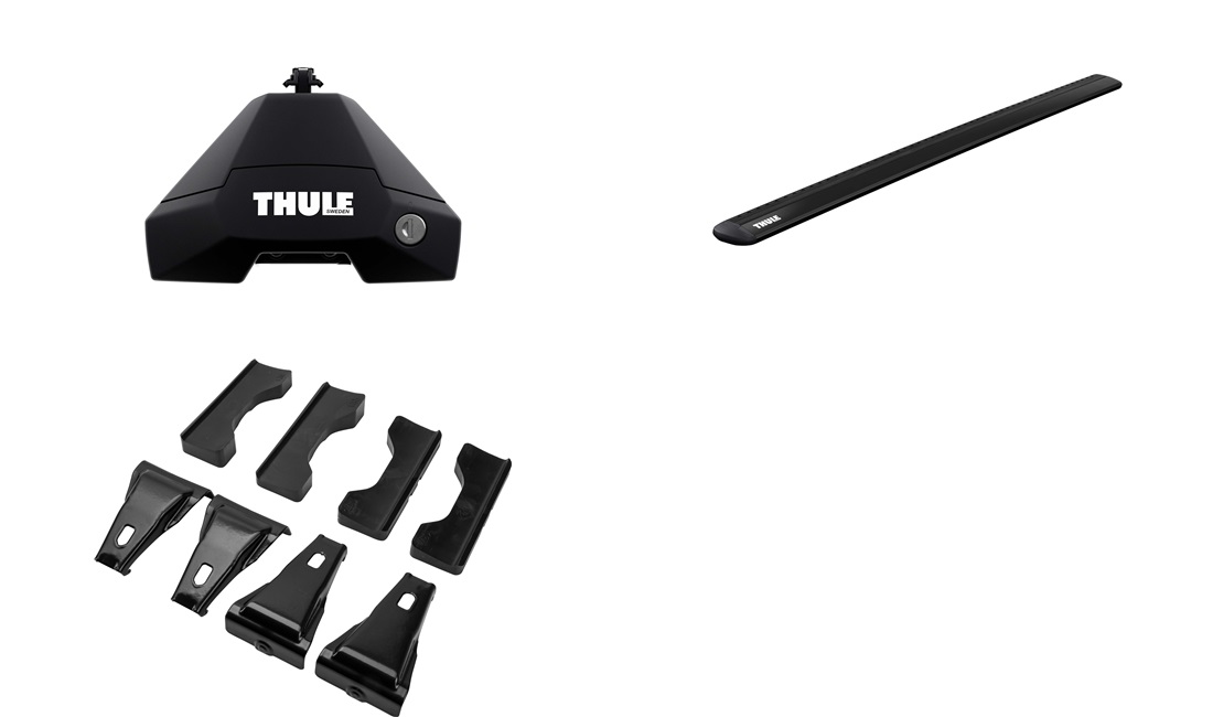  Takstänger, Thule WingBar EVO Sort