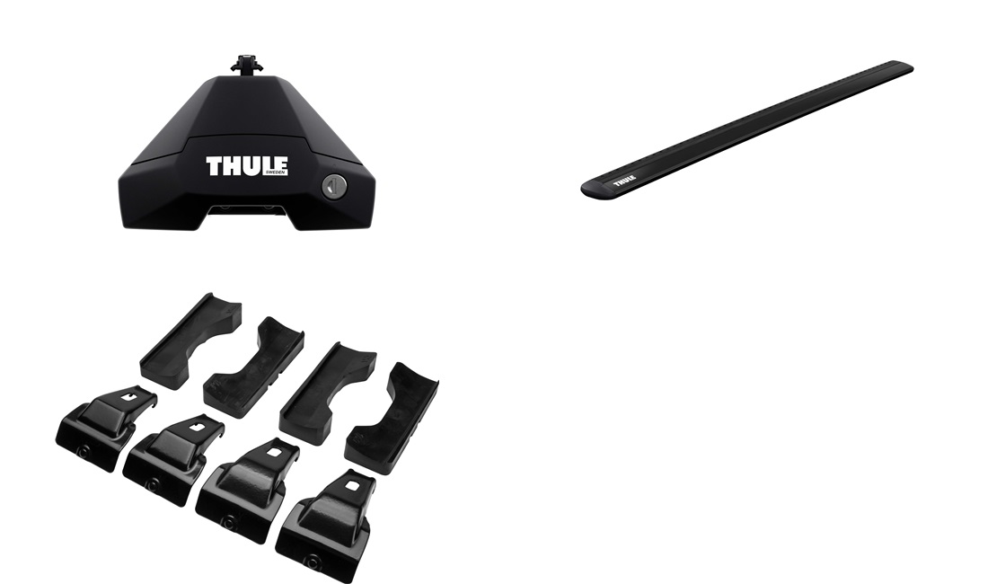  Tagbøjler, Thule WingBar EVO Sort