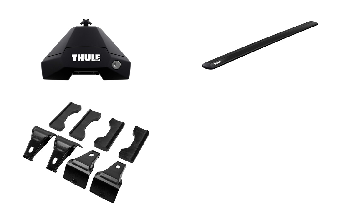  Tagbøjler, Thule WingBar EVO Sort