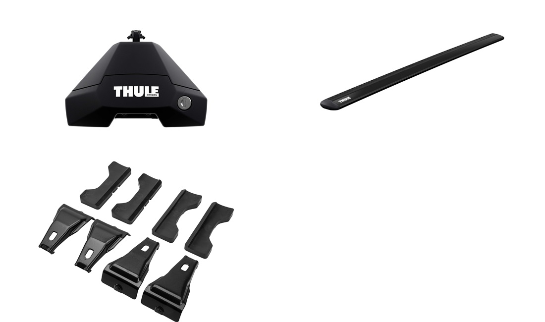  Tagbøjler, Thule WingBar EVO Sort