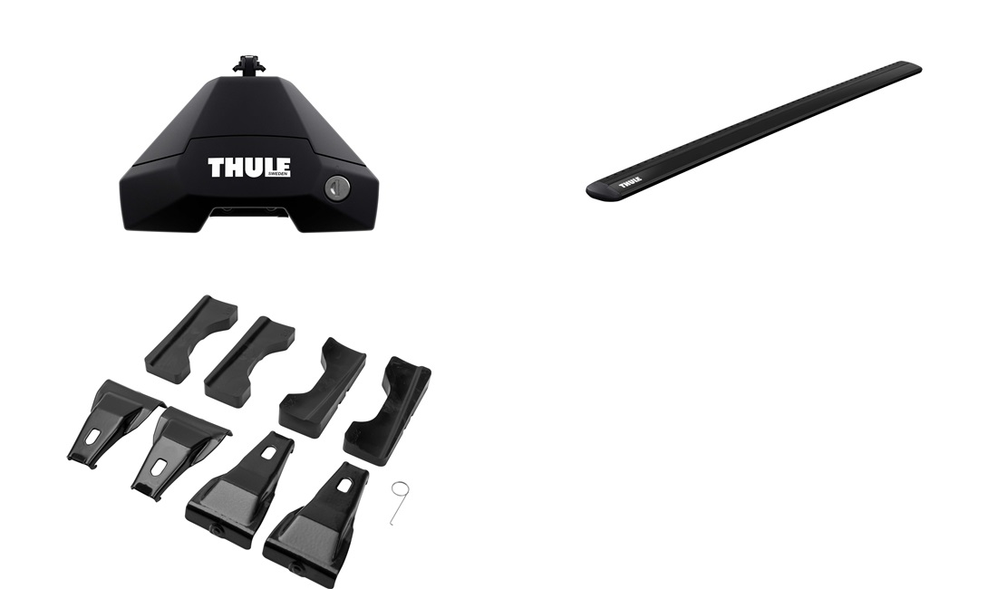  Tagbøjler, Thule WingBar EVO Sort