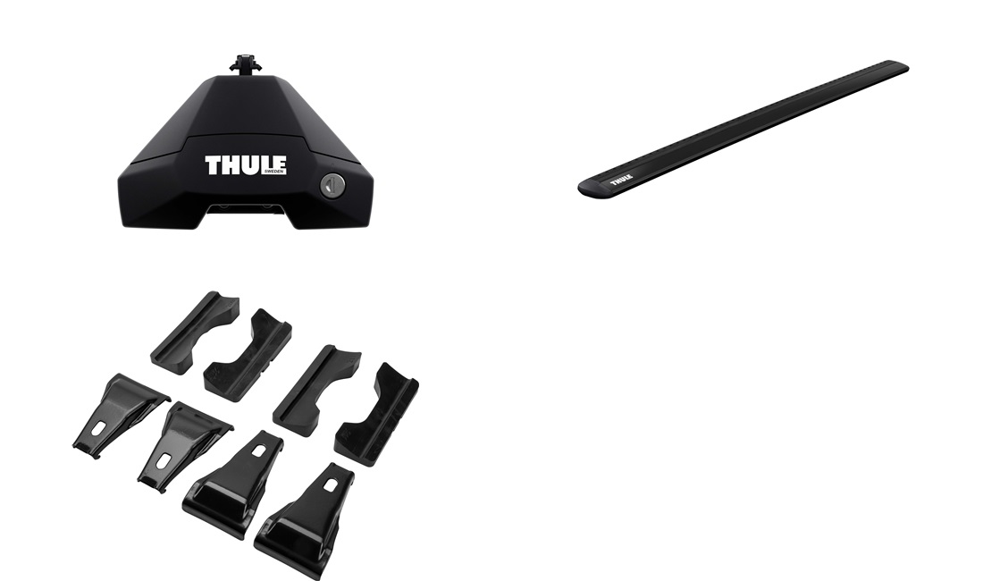  Tagbøjler, Thule WingBar EVO Sort