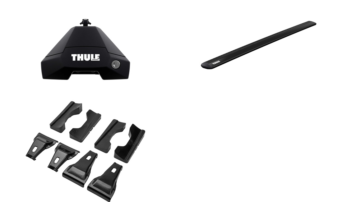  Tagbøjler, Thule WingBar EVO Sort