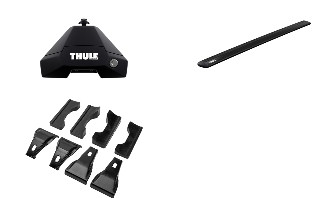  Tagbøjler, Thule WingBar EVO Sort