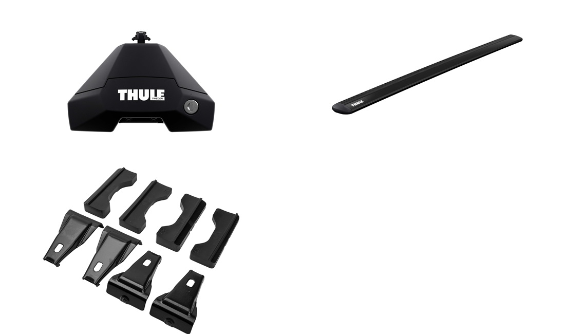  Takstänger, Thule WingBar EVO Sort