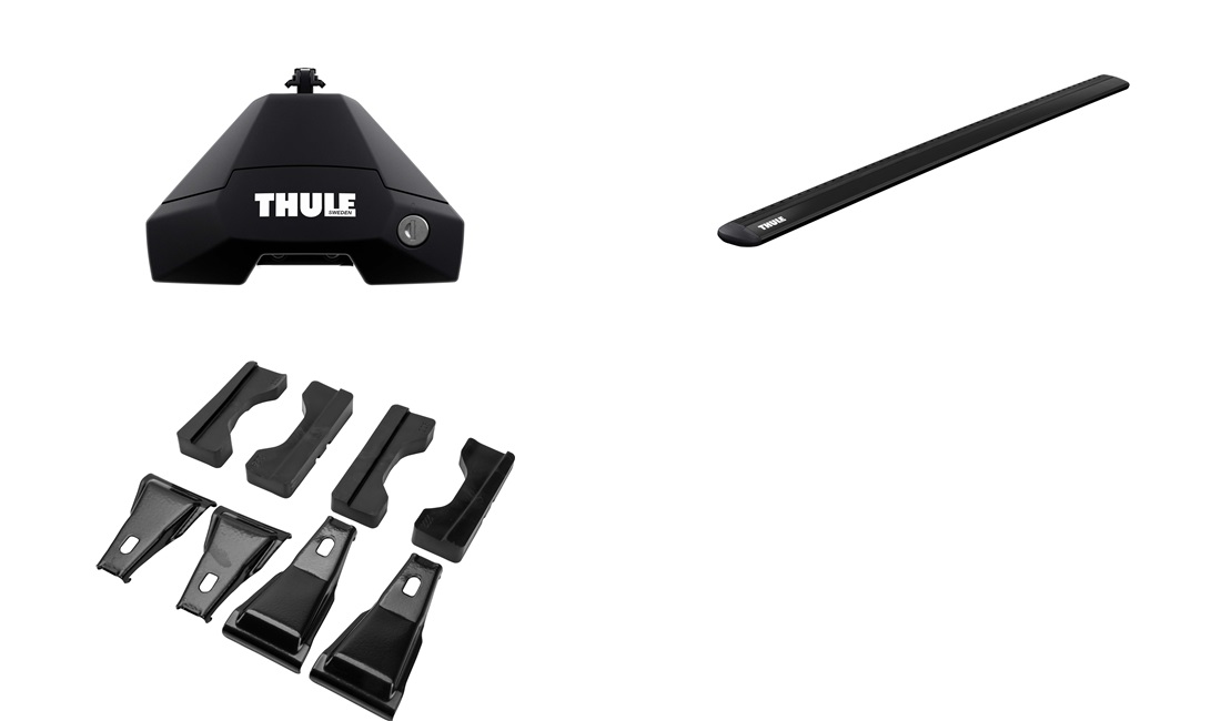  Takstativ, Thule WingBar EVO Sort