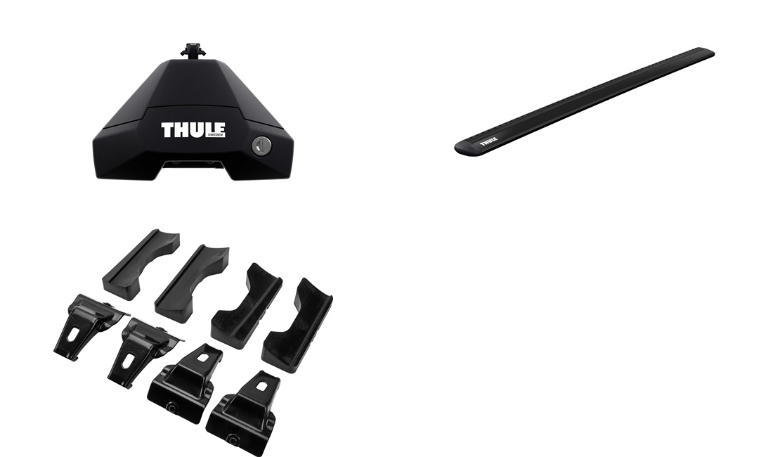  Tagbøjler, Thule WingBar EVO Sort