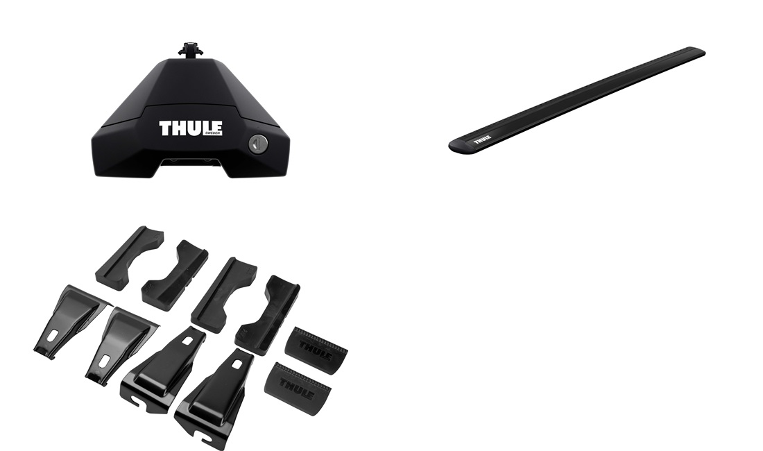  Tagbøjler, Thule WingBar EVO Sort