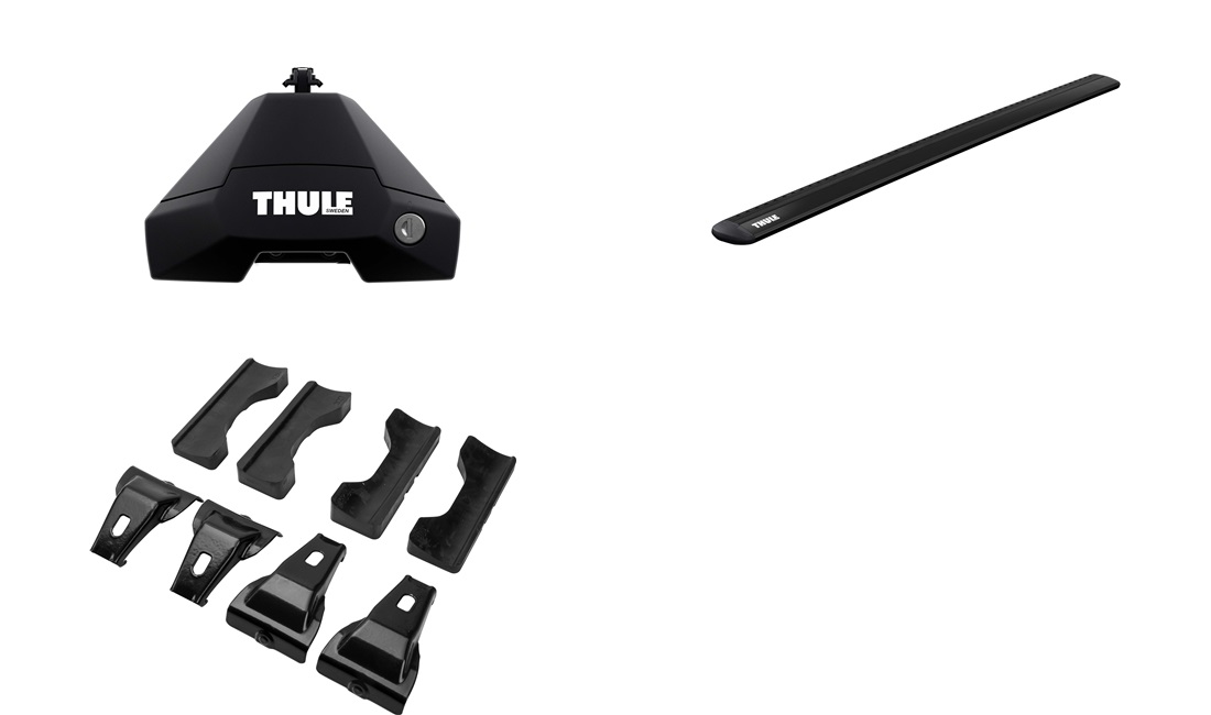  Tagbøjler, Thule WingBar EVO Sort