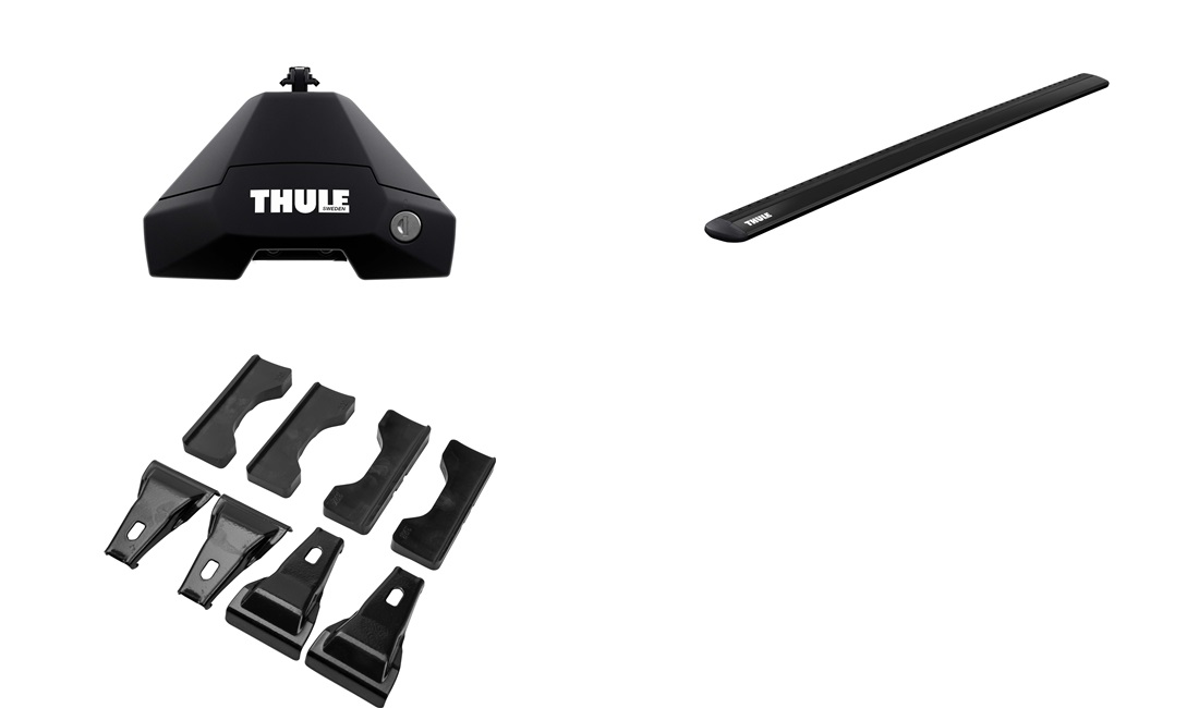  Takstänger, Thule WingBar EVO Sort