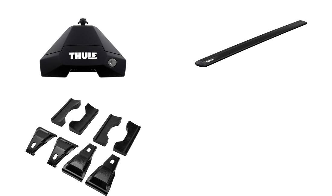  Takstänger, Thule WingBar EVO Sort