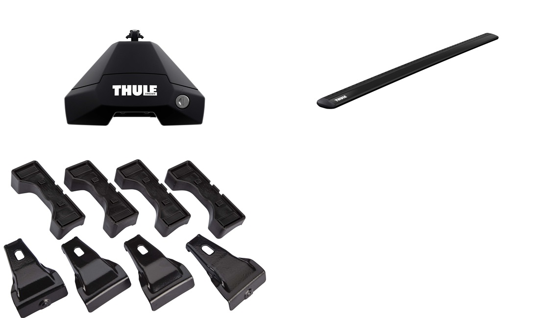  Tagbøjler, Thule WingBar EVO Sort