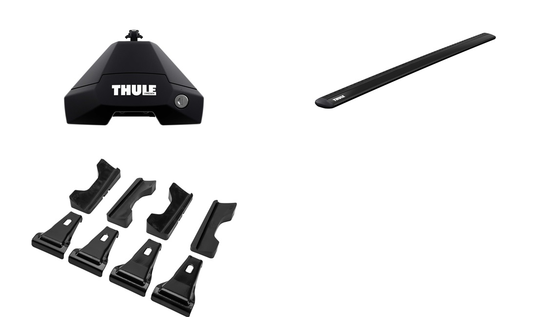  Tagbøjler, Thule WingBar EVO Sort