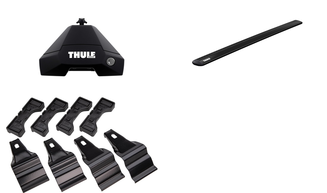  Tagbøjler, Thule WingBar EVO Sort