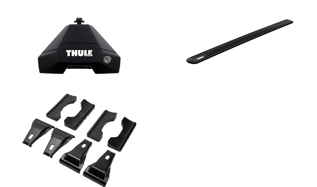  Takstänger, Thule WingBar EVO Sort