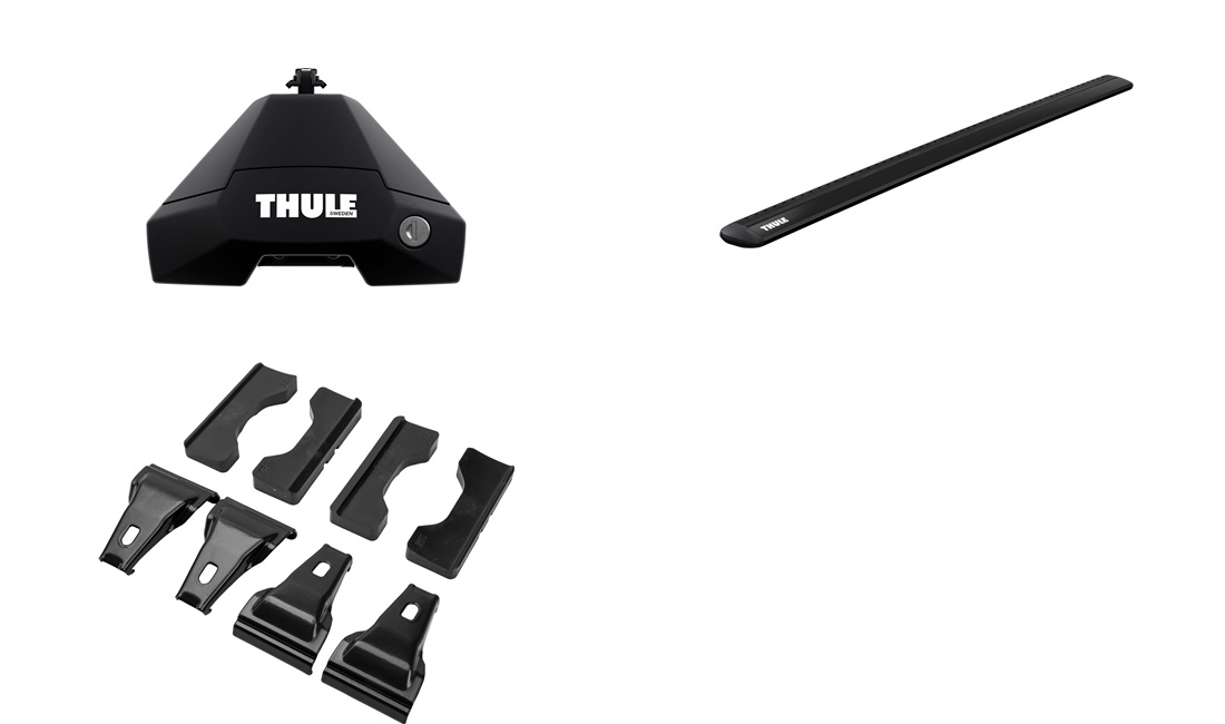  Takstativ, Thule WingBar EVO Sort