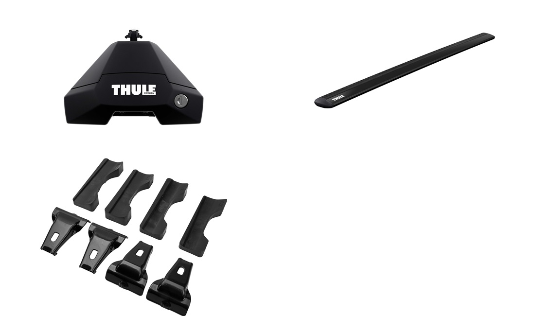  Takstativ, Thule WingBar EVO Sort