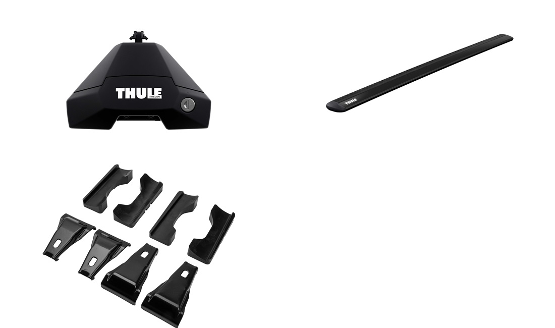  Tagbøjler, Thule WingBar EVO Sort