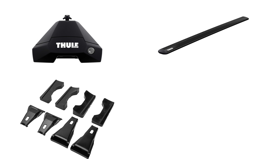  Tagbøjler, Thule WingBar EVO Sort