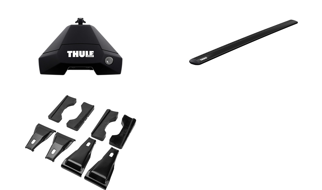  Tagbøjler, Thule WingBar EVO Sort