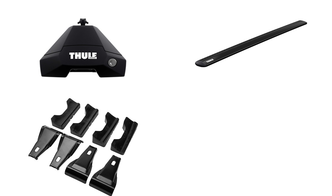  Tagbøjler, Thule WingBar EVO Sort