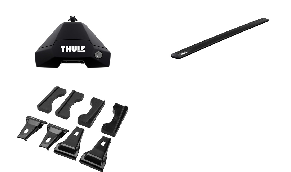  Takstänger, Thule WingBar EVO Sort