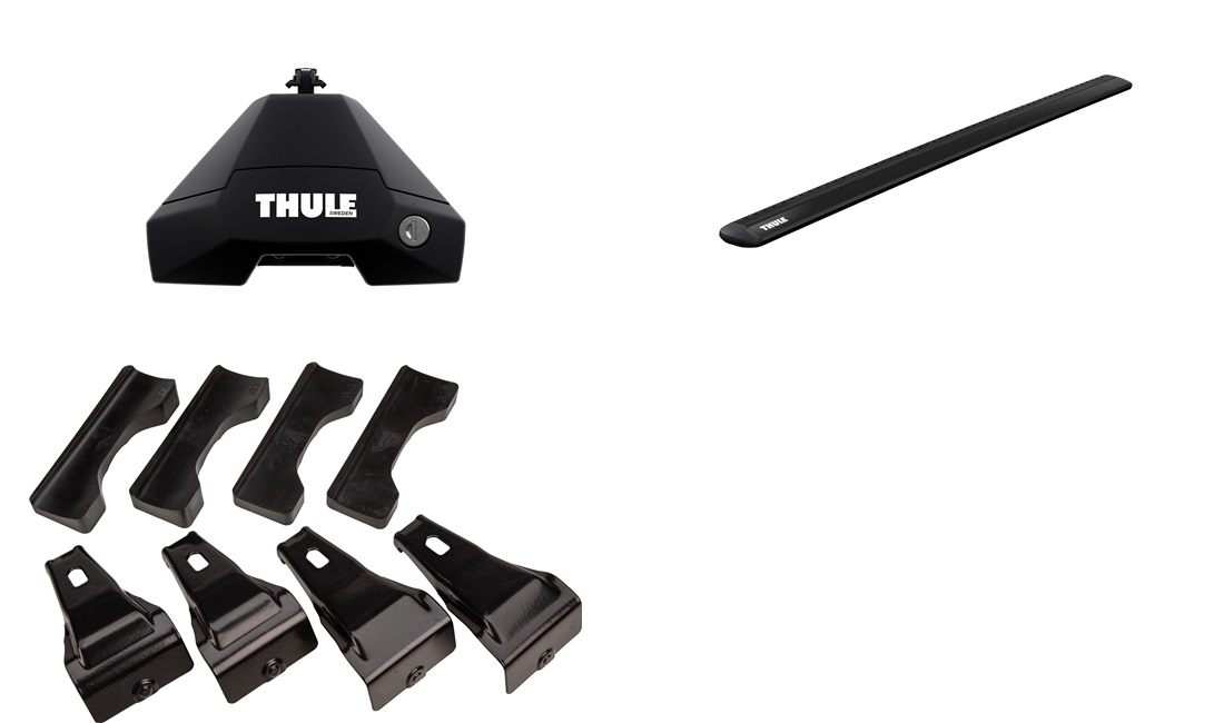  Tagbøjler, Thule WingBar EVO Sort