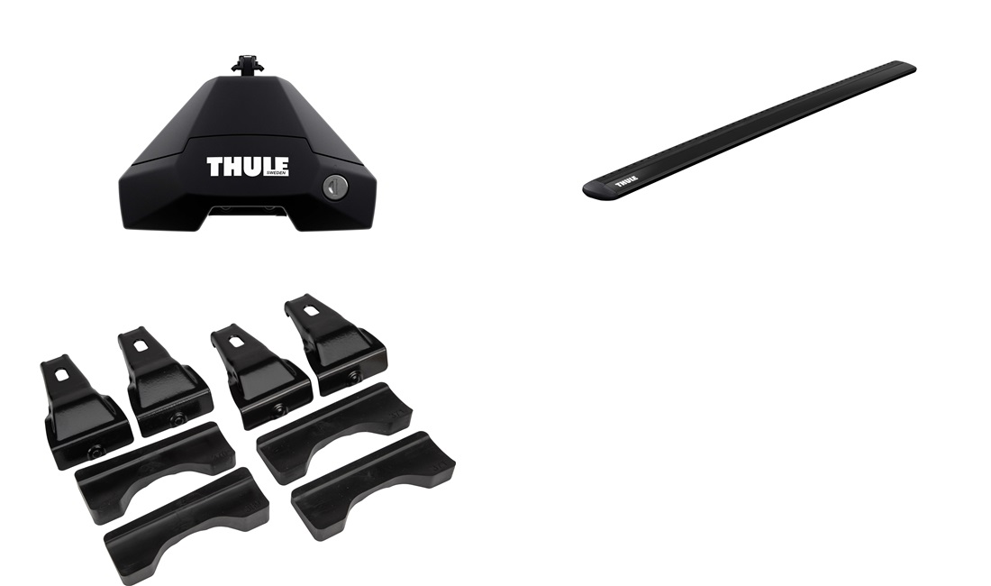  Tagbøjler, Thule WingBar EVO Sort