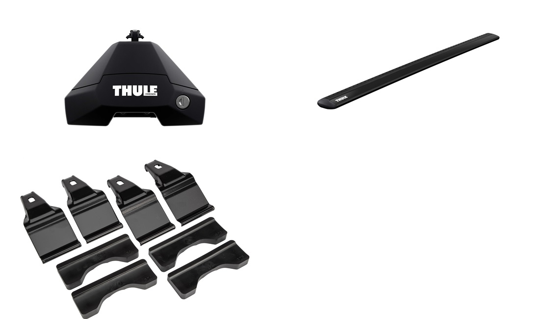  Takstänger, Thule WingBar EVO Sort