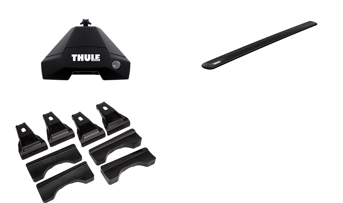  Tagbøjler, Thule WingBar EVO Sort