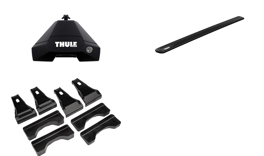  Takstänger, Thule WingBar EVO Sort