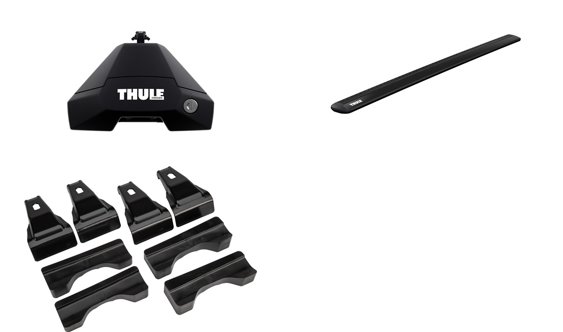  Tagbøjler, Thule WingBar EVO Sort