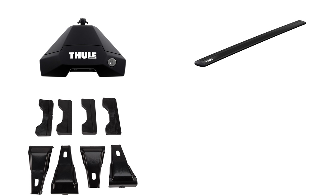  Tagbøjler, Thule WingBar EVO Sort