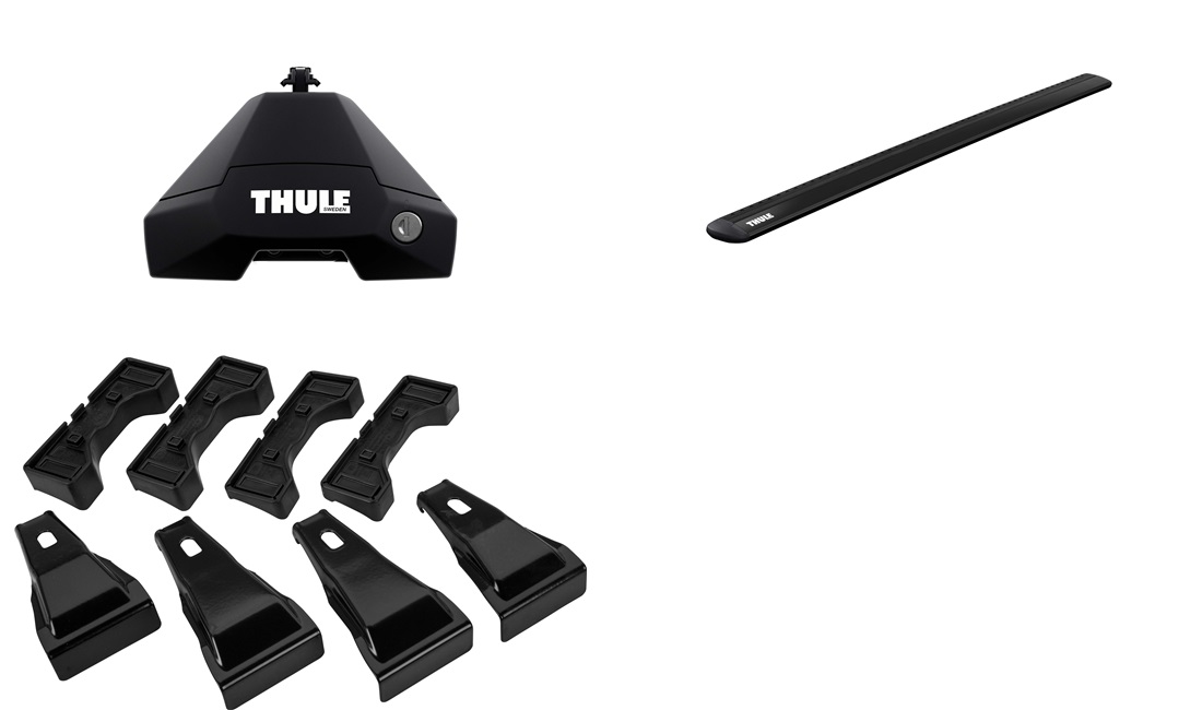  Tagbøjler, Thule WingBar EVO Sort